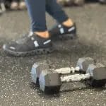 Weights on floor in Mind Over Core